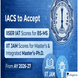 IACS to Accept IISER IAT & IIT JAM Scores for Admissions from AY 2026-27